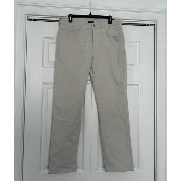 J.Crew Mens $98 Straight Fit Tech Pant in Stone 32X30 CG392 - Picture 1 of 12